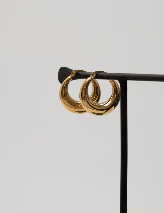 TILTIL Single Hoop Goldplated Saar - Things I Like Things I Love